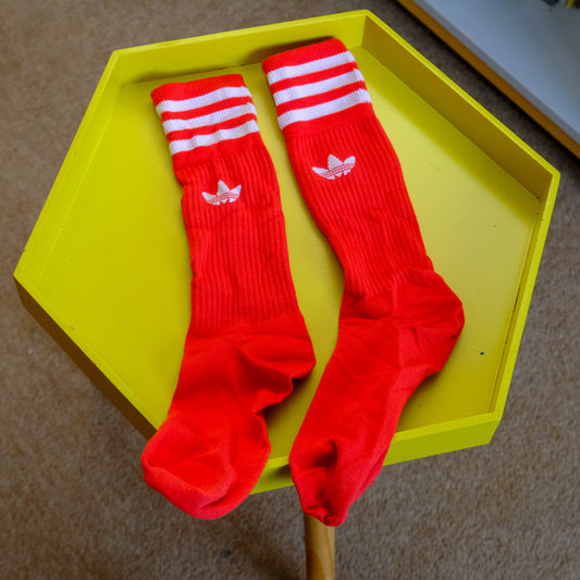 Adidas Crew Socks (design 1 - red)