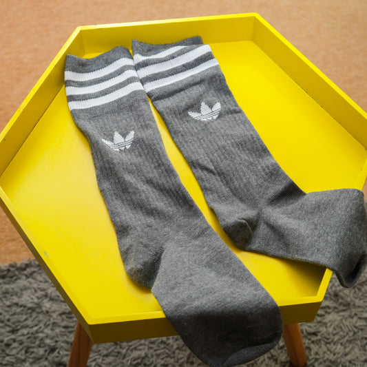 Dark Grey Adidas Crew Socks