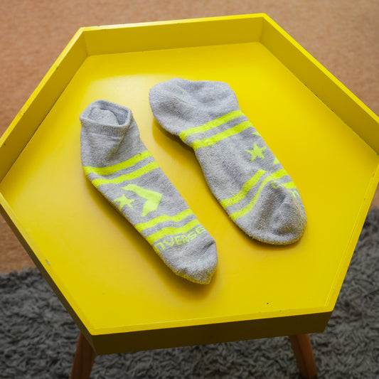 Grey Converse Ankle Socks